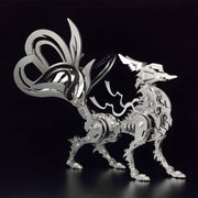 SilverFlare 3D Metal Fox Puzzle Model (Large Edition)