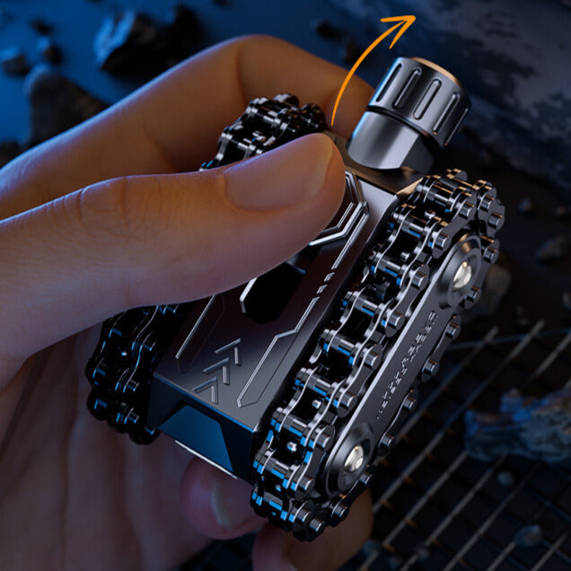 Mini Tank Track Spinner – Mechanical Chain Fidget – Gimmick Shop