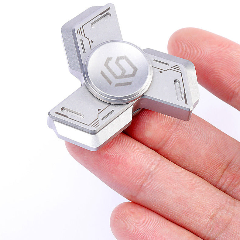 Premium Metallic Tri-Spinner Fidget Spinner