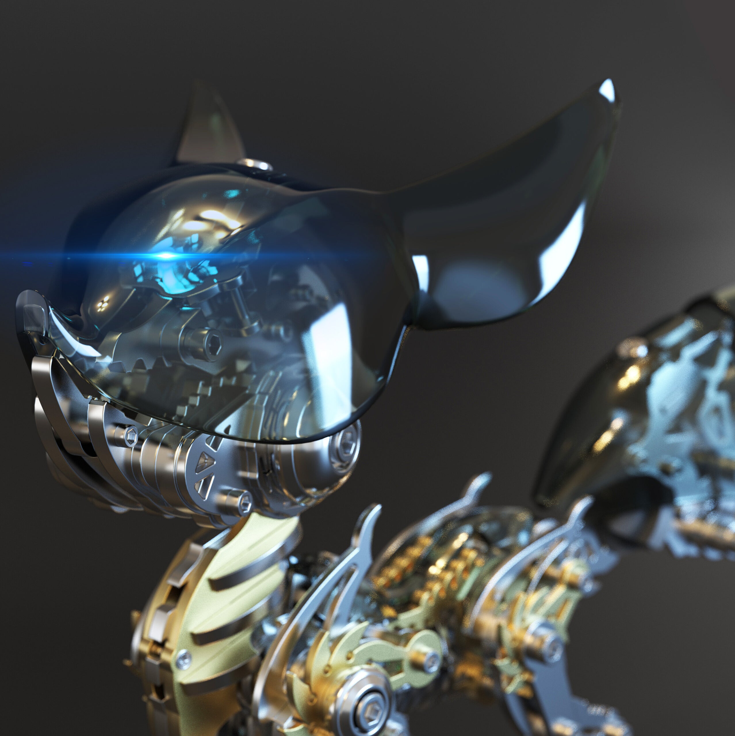 MechaFox 3D Metal Assembly Kit