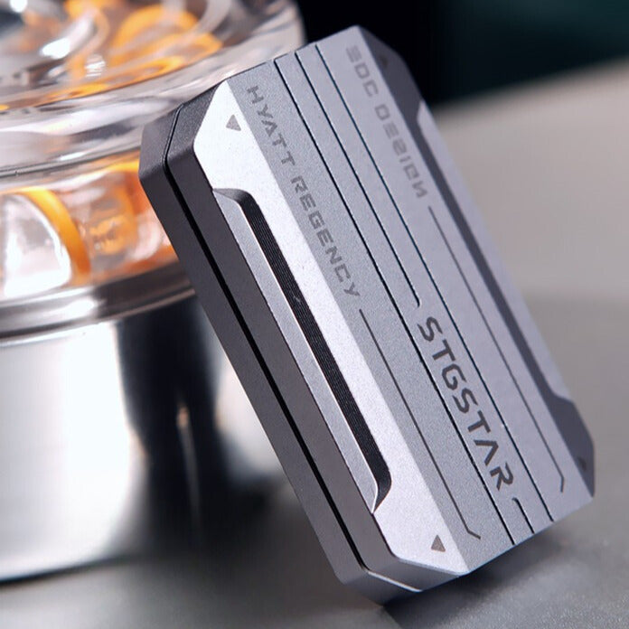 Precision Slide Metal Fidget – CNC Aluminum Stress Reliever