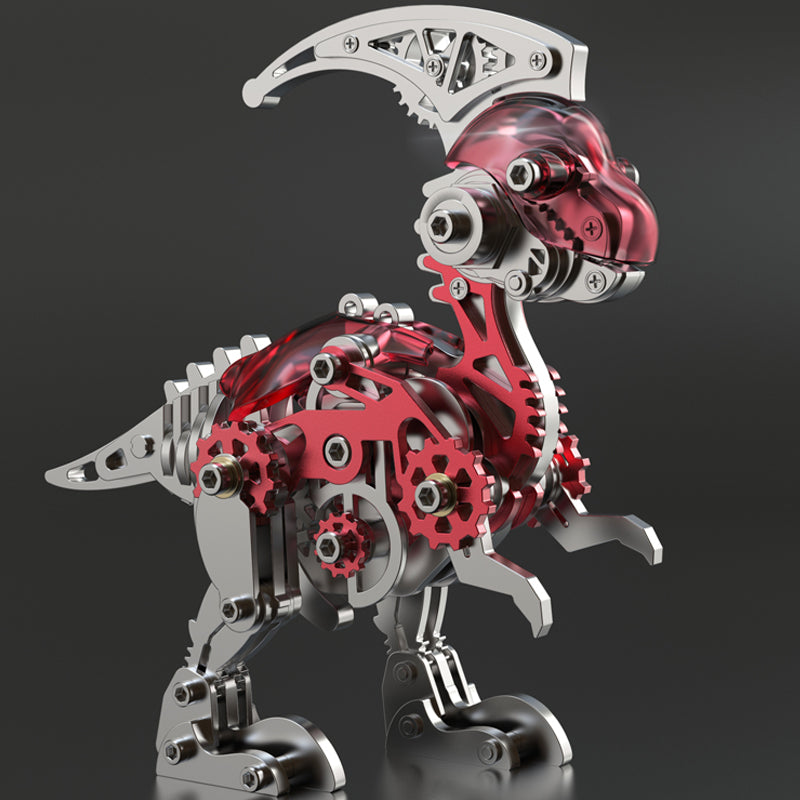 BladeCrest™ Mechanical Parasaurolophus 3D Metal Assembly Kit