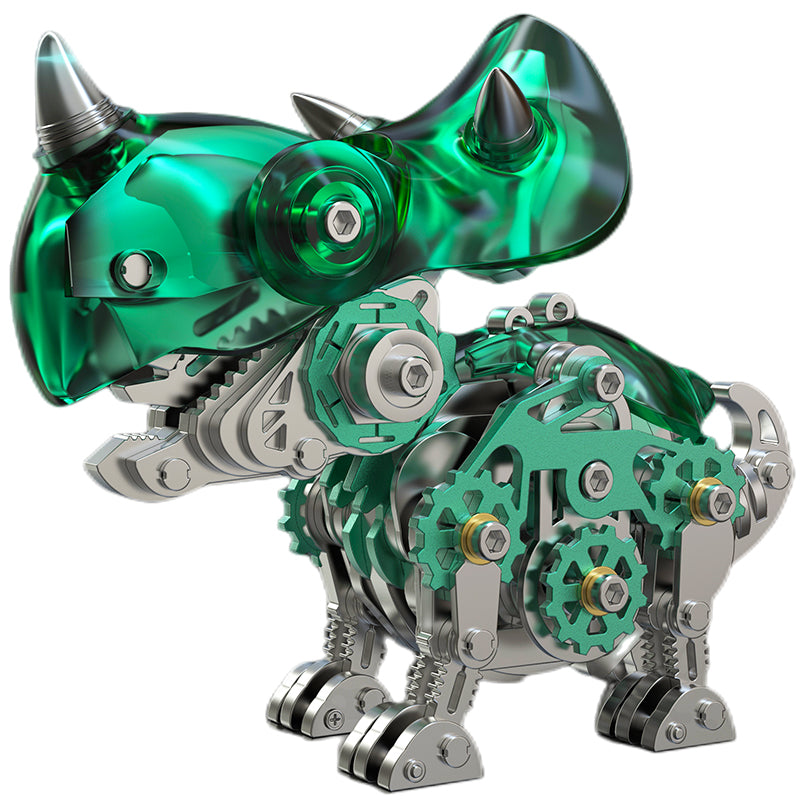 GearHorn™ Mechanical Triceratops 3D Metal Assembly Kit