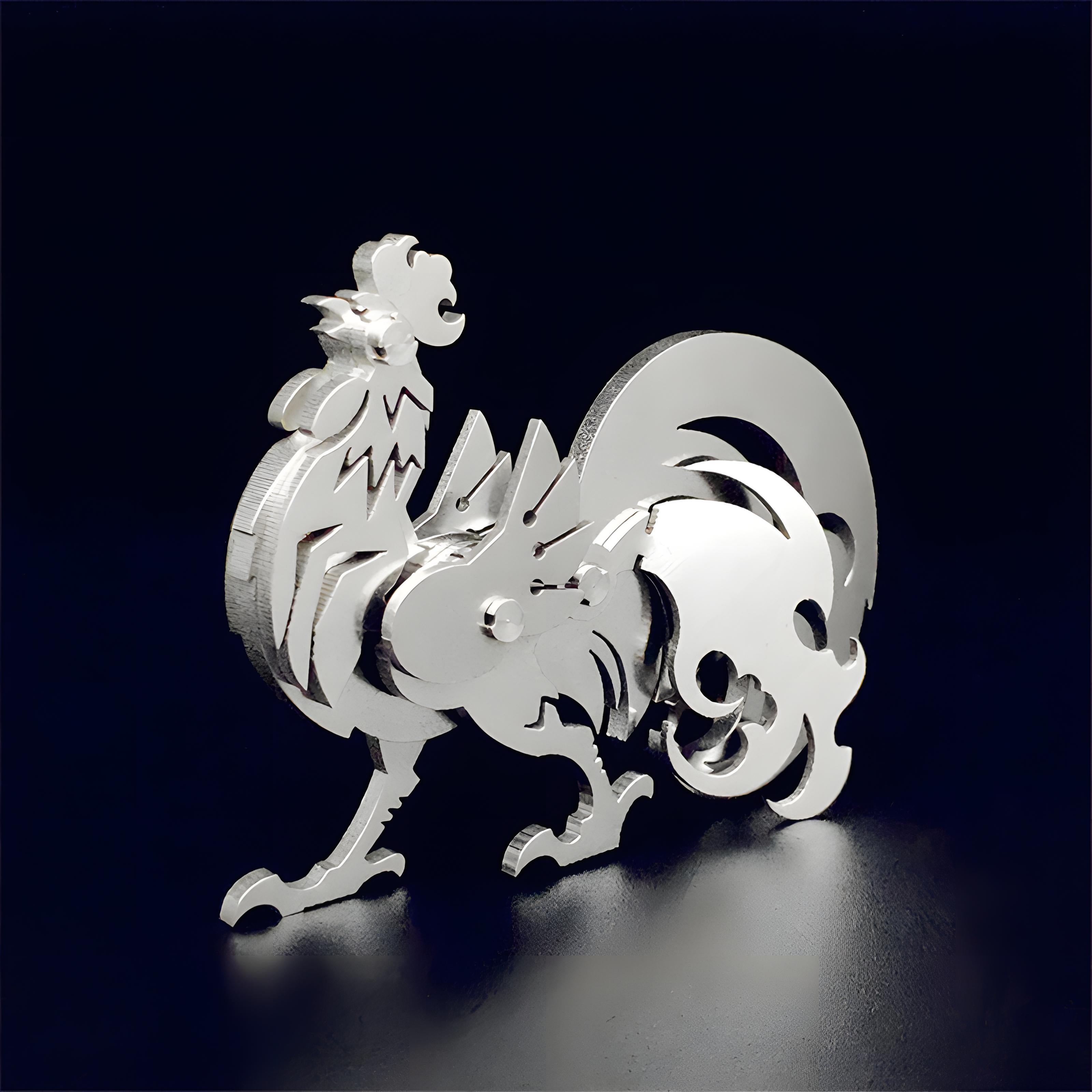 Articulated Rooster – DIY 3D Assembly Model