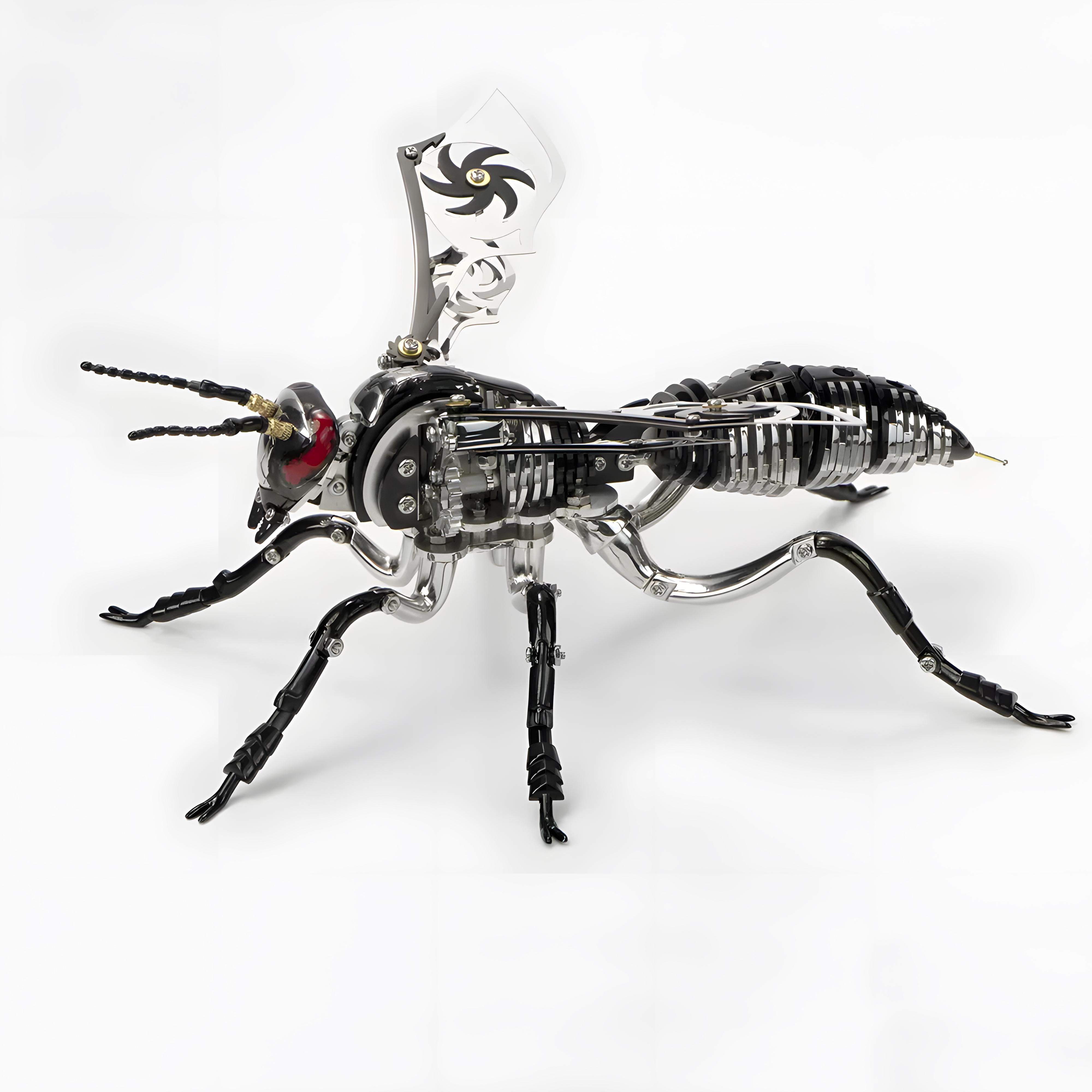 AeroWasp X1 – Steampunk Mecha-Insect-3D Metal Assembling model