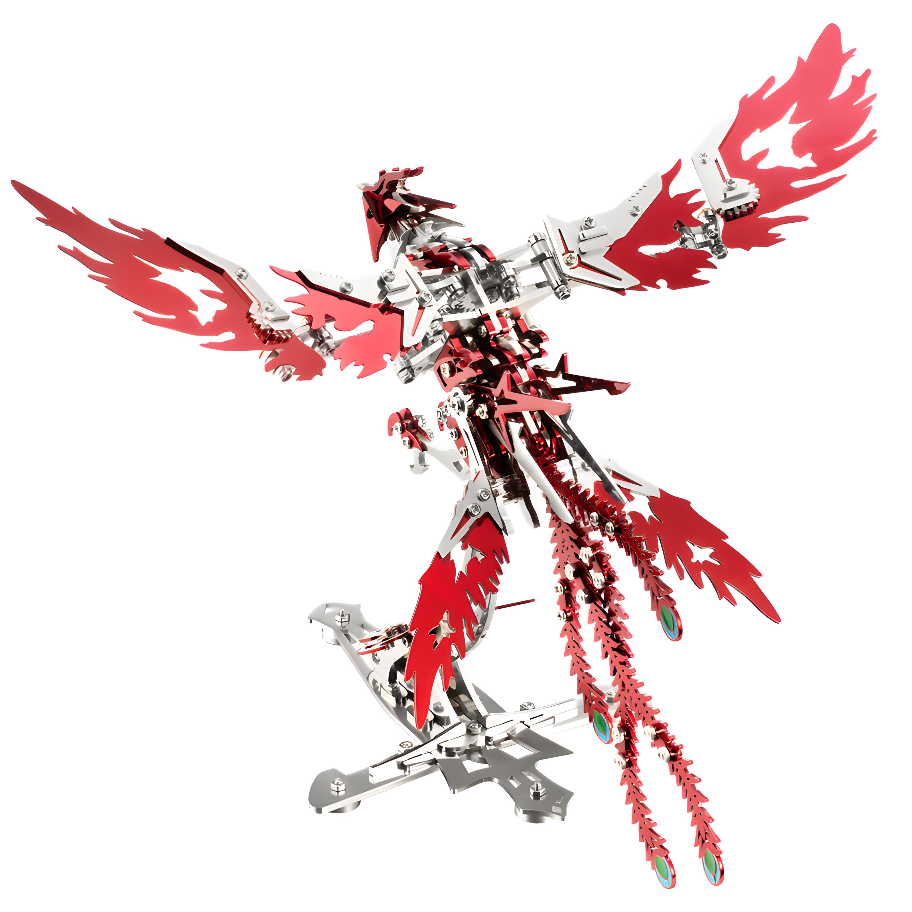 Auric Phoenix  – Articulated Metal Sky-Bird assembling Model