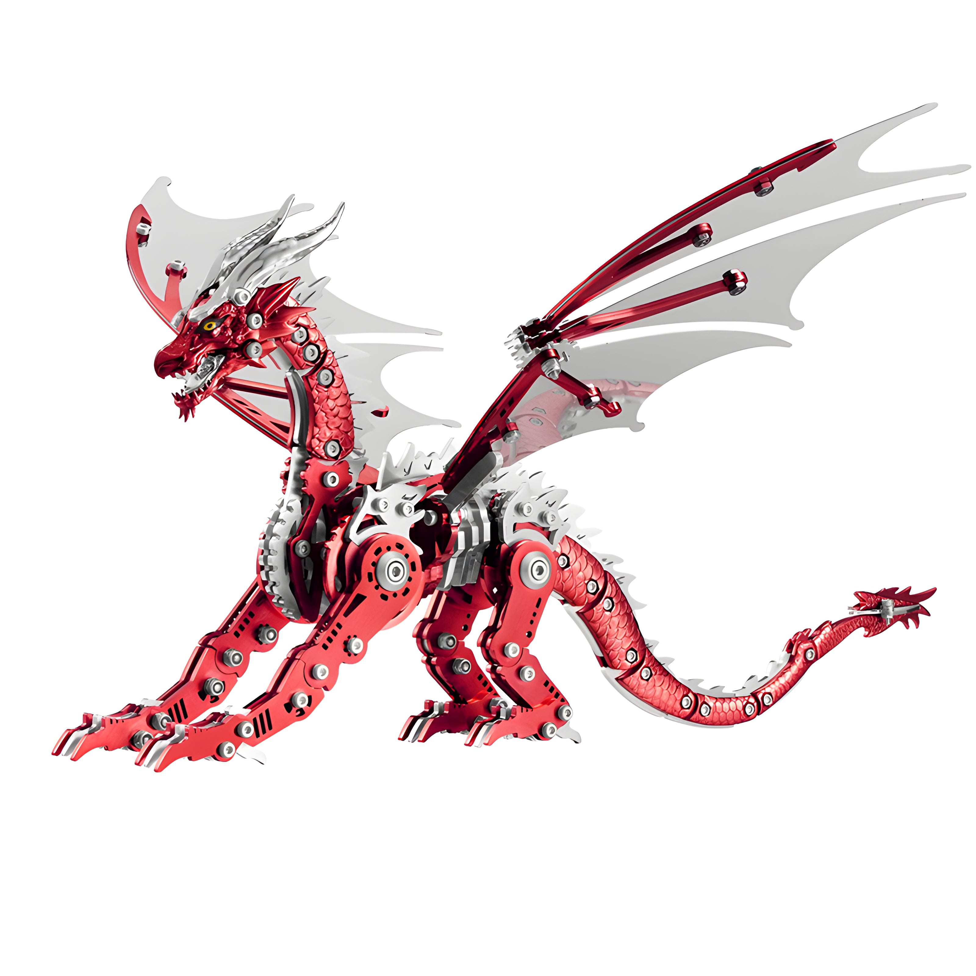Aurumwyrm / Pterosaur — Articulated Metal Dragon Assembling model