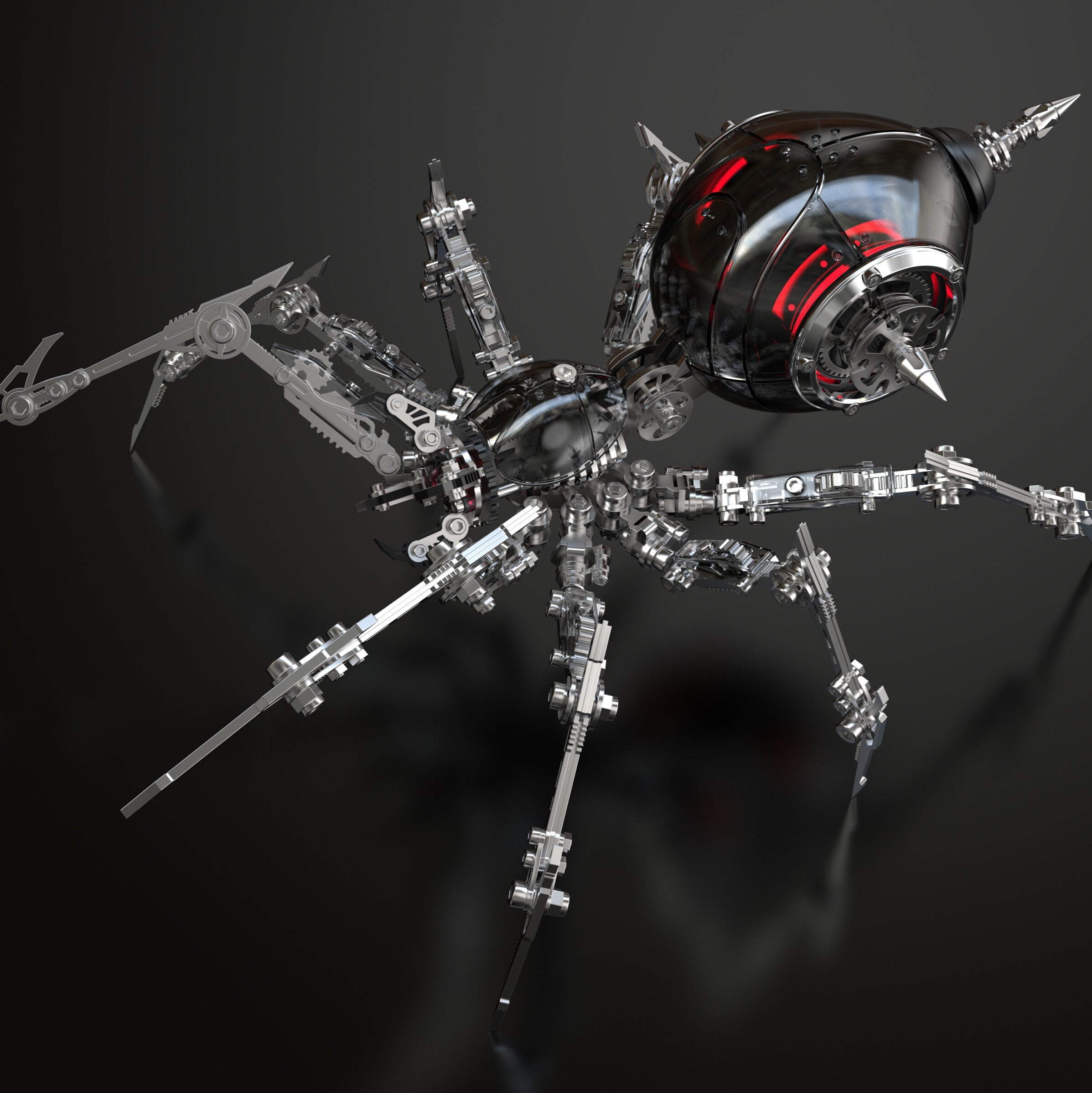 KB-X Titan Mech Spider – Premium 3D Metal Assembly Kit